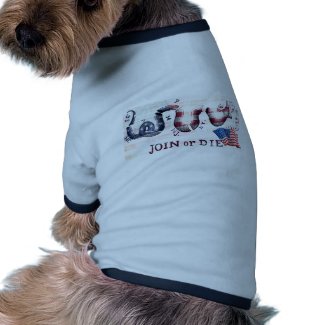 Join or Die Historic Pet Shirt