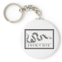 Join or Die Key Chains