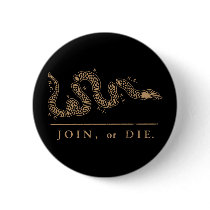 Join or Die Libertarian  Pins
