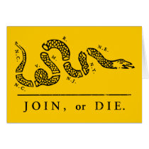 Join or Die - Libertarian Card