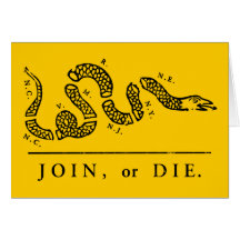 Join or Die - Libertarian Card