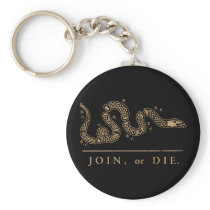 Join or Die Libertarian  Keychains