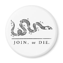 Join or Die Libertarian  Magnet
