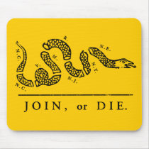 Join or Die - Libertarian Mouse Pads