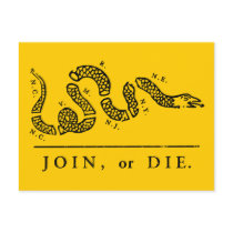 Join or Die - Libertarian Post Cards
