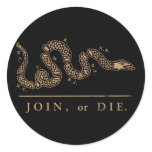 Join Or Die - Libertarian stickers