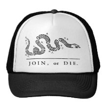 Join or Die - Libertarian Trucker Hats