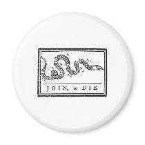 Join Or Die Refrigerator Magnets