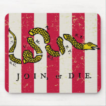 Join or Die Mousepad by Libertymaniacs Join or Die Mousepad