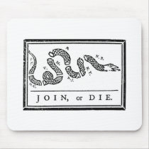 Join Or Die Mouse Mat