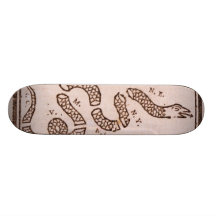 Join or Die ORIGINAL Benjamin Franklin Cartoon Skate Board Decks