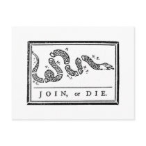 Join Or Die Post Cards