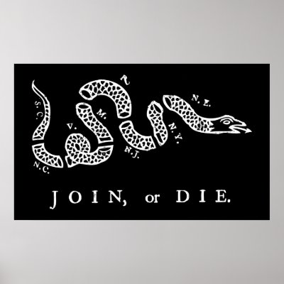 Join or Die Print by