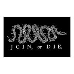 Join or Die Print