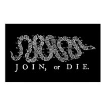 Join or Die Print