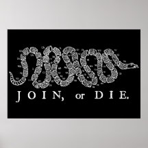 Join or Die Print