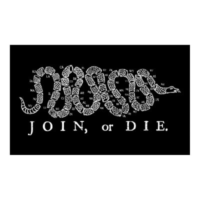 Join or Die Print Zazzle_print Join or Die Print Zazzle_print