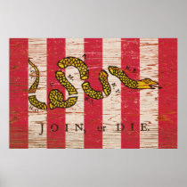 Join or Die Print