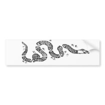 Join Or Die Snake Bumper Sticker
