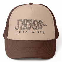 Join or Die Sublimated Foam Trucker Hat by Libertymaniacs Join or Die Sublimated Foam Trucker Hat