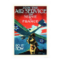 Join the Air Service and Serve in France (US02052) posters by Hoover Join the Air Service and Serve in France (US02052) posters