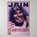 Join The Army Air Corps Posters