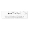 Join the Conversation! - Blank bumper stickers