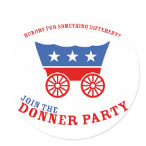 Join the Donner Party Sticker