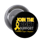 Join The Fight Support Childhood Cancer Awareness buttons