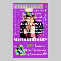 Join The Green Revolution posters