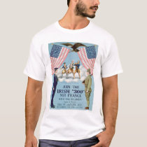 Join the Irish "300" for France (US02064) t-shirts
