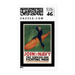 Join The Navy The Service For Fighting Men Stamp