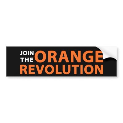 JOIN THE Orange Revolution Bumper Stickers by bumper2bumper