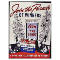 Join The Parade Of Winners, Win War Bonds flyers