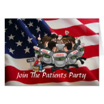 Join The Patients Party GreetingCard
