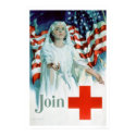 Join the Red Cross - American Flag (US00310) posters