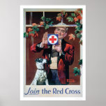 Join the Red Cross - Man with Dog (US00292) Posters