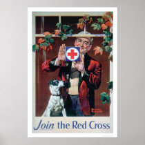 Join the Red Cross - Man with Dog (US00292) Posters