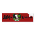 Join the Revolution bumper stickers