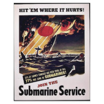 Join The Submarine Service Custom Flyer