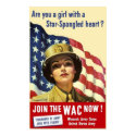 Join The WAC posters by vintagegiftmall Join The WAC posters