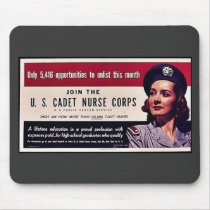 Join Tht U.S. Cadet Nurse Corps mousepads