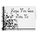 Join Us Card (Black&White) cards