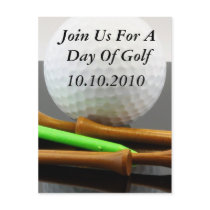 Join Us For A Day Of Golf Post Card