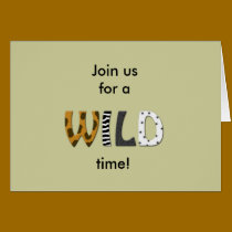 Join us for a WILD TIME cards