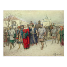 Joining of Great Novgorod Post Card