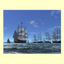 Joining the Fleet. postcards