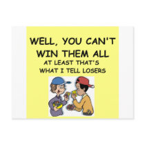 joke for winners! post card