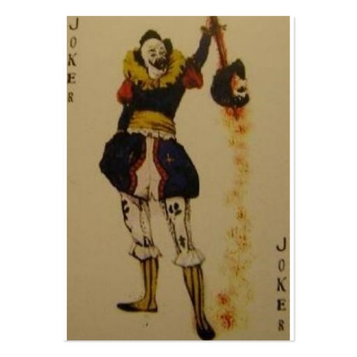 joker cards3 business card templates (front side)