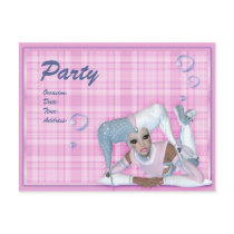 Joker, Elf, Party Invitation postcards